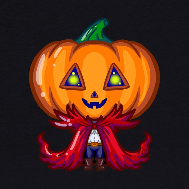 Cute little monster pumpkin head by koneko